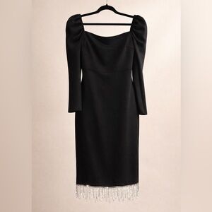 Dress Barn Classic Black Long Sleeve Dress